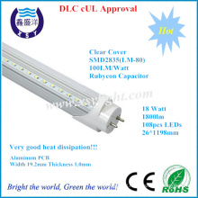 T8 Tube Light Fixtures DLC UL 4FT G13 18W LED Tube Light Fixtures